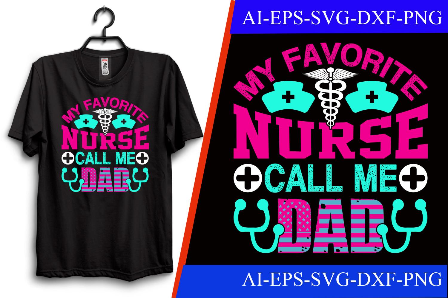 Nurse Typography T-shirt Design
