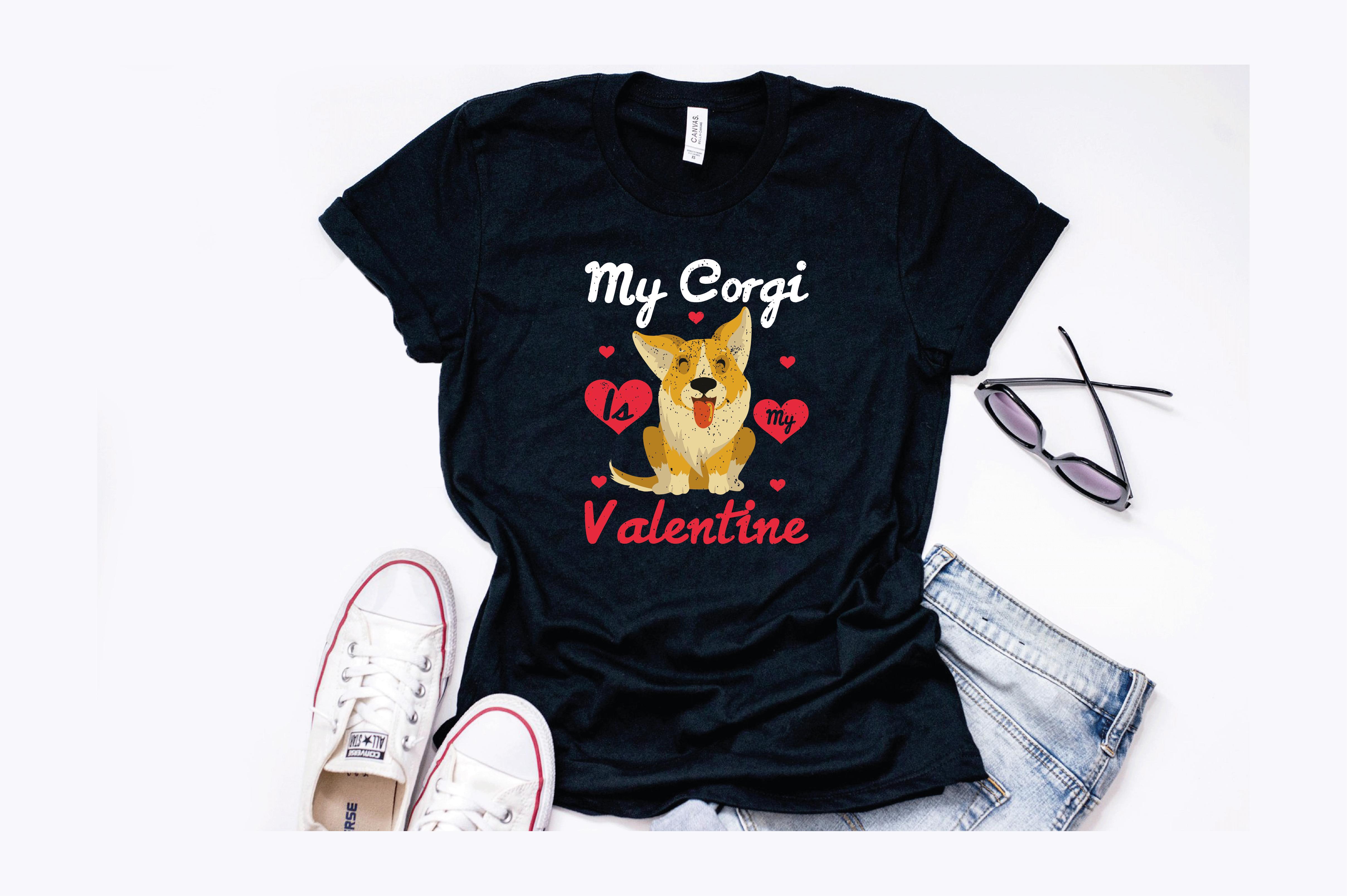 My Corgi is My Valentine T-Shirt