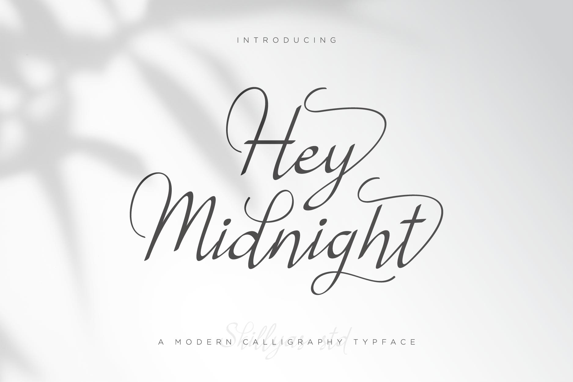 Hey Midnight Font