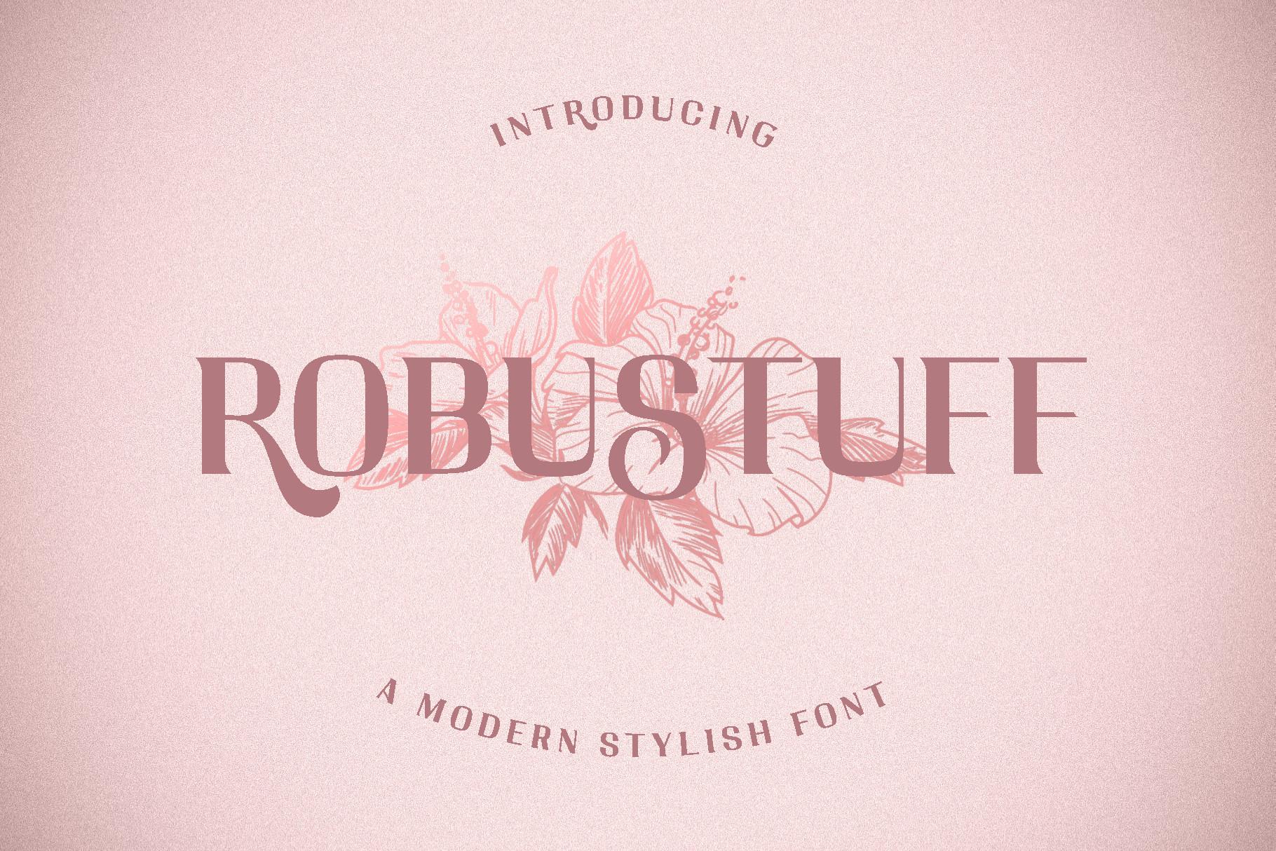 Robustuff Font