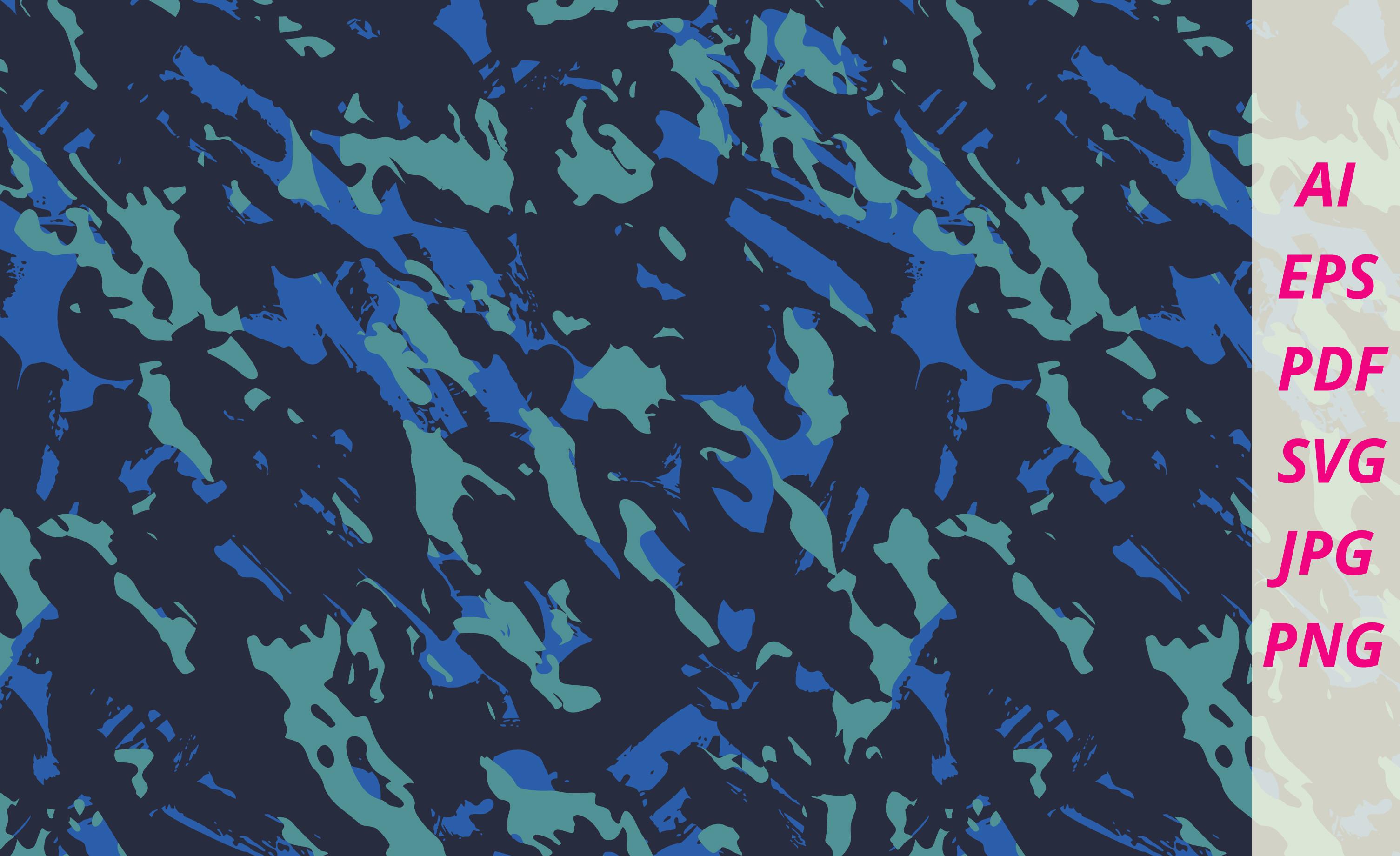 Camouflage Seamless Vector Patterns.