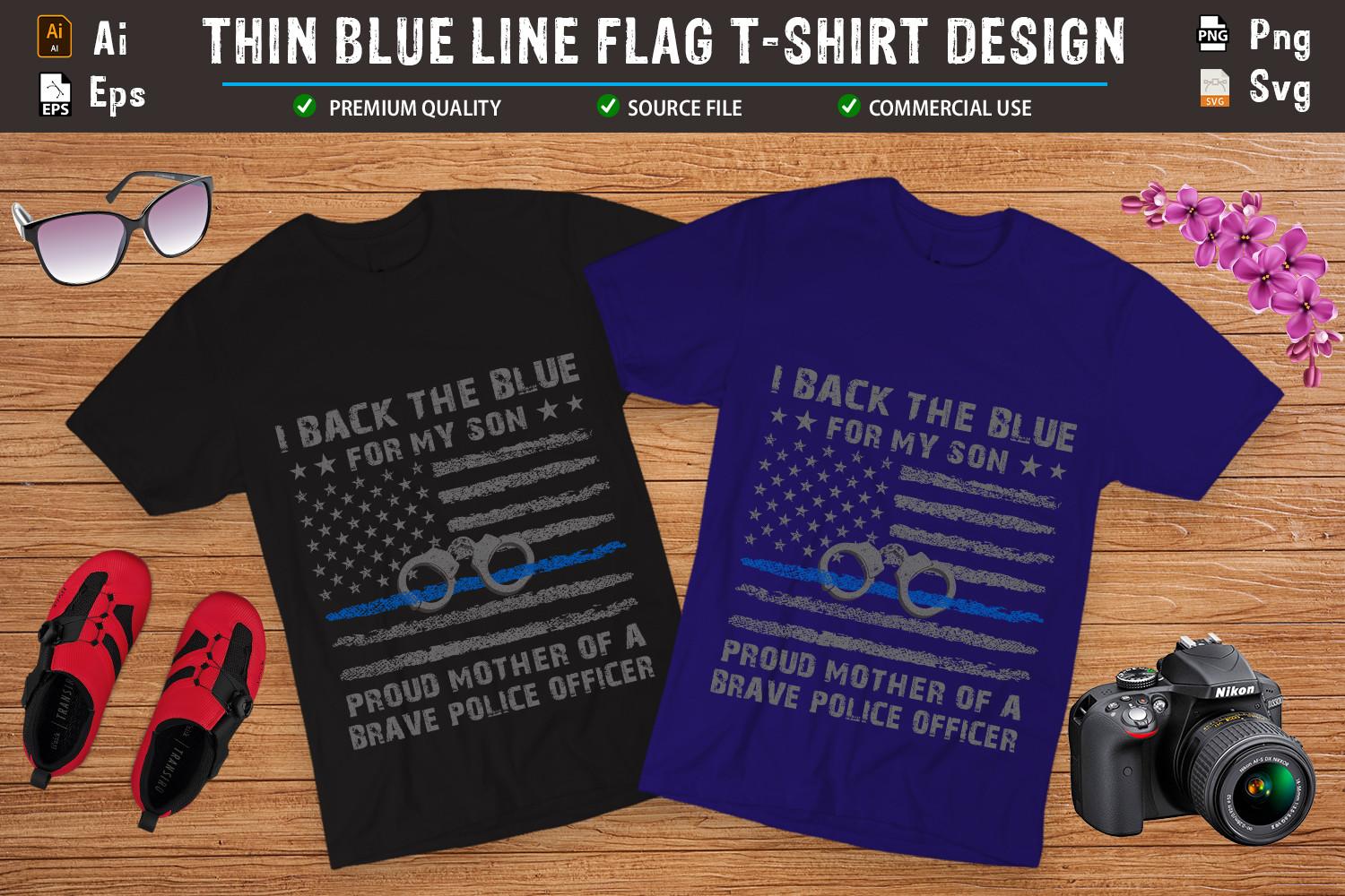 I Back the Blue for My Son