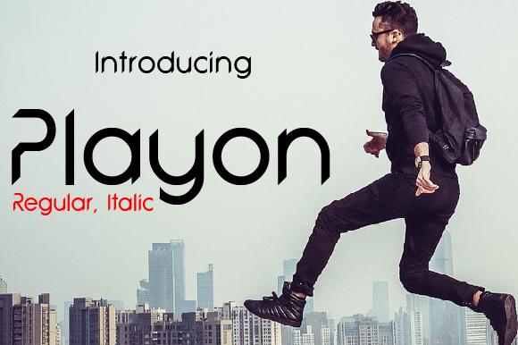 Playon Font
