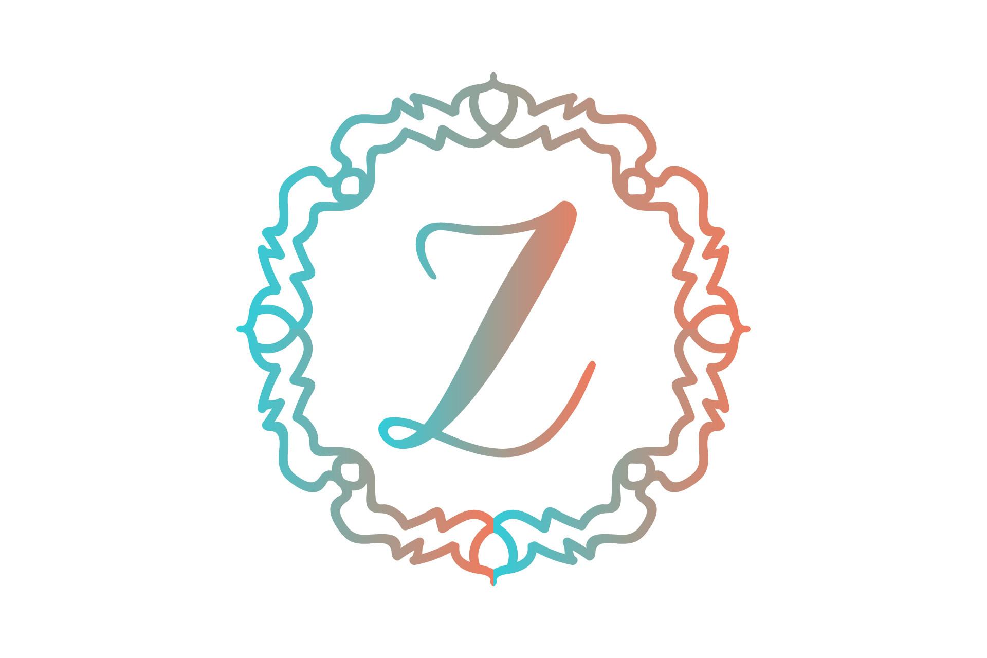 Monogram Font Symbol Vector Illustration