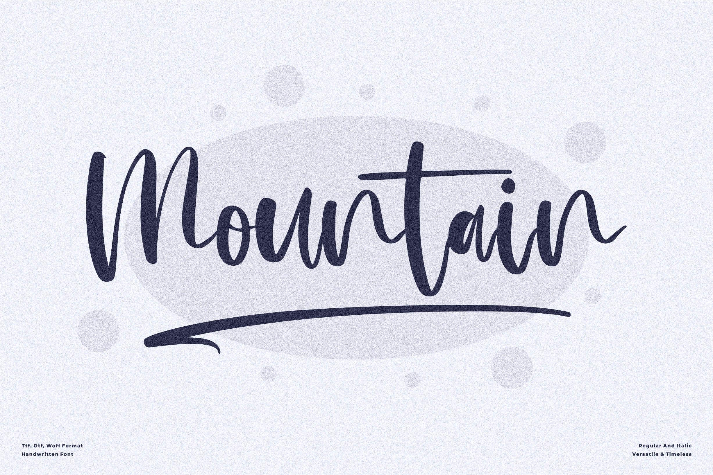 Mountain Font