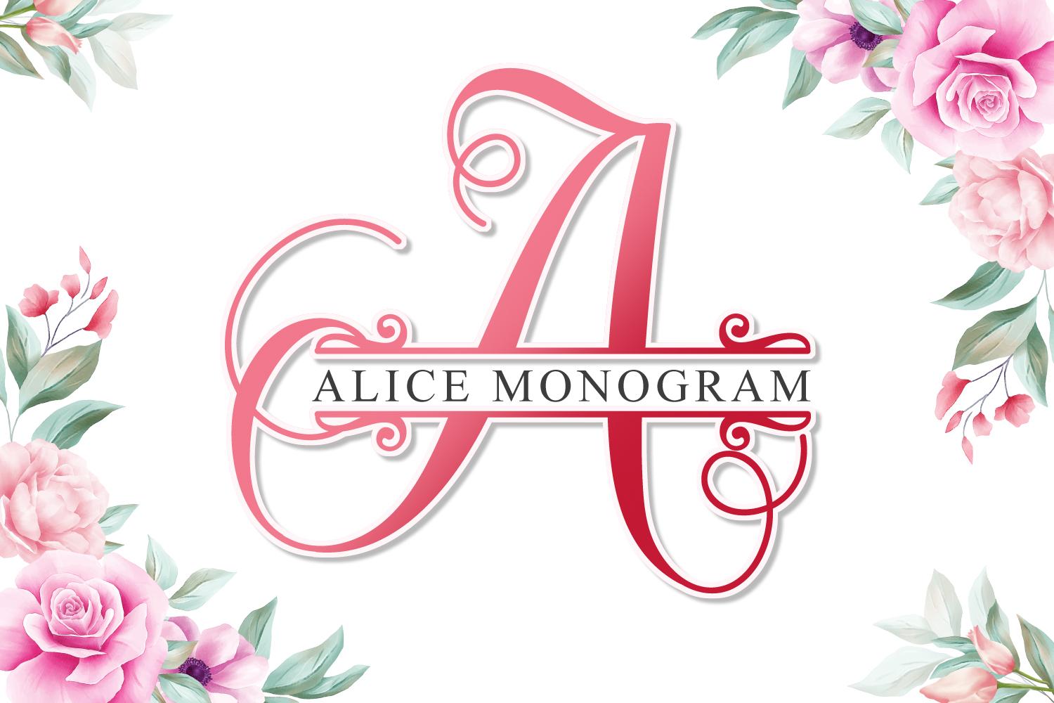 Alice Monogram Font