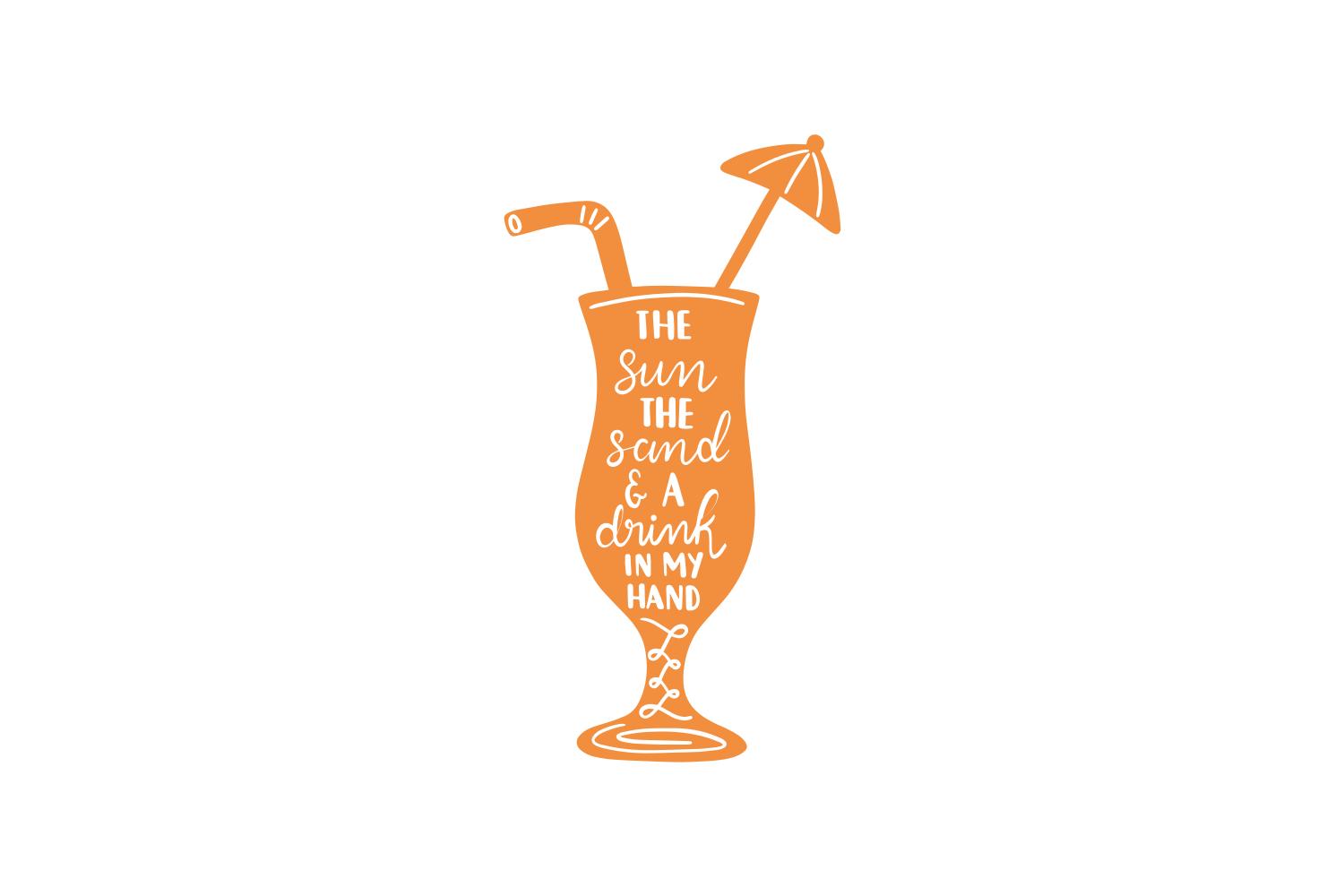 Cocktail Text Mandala