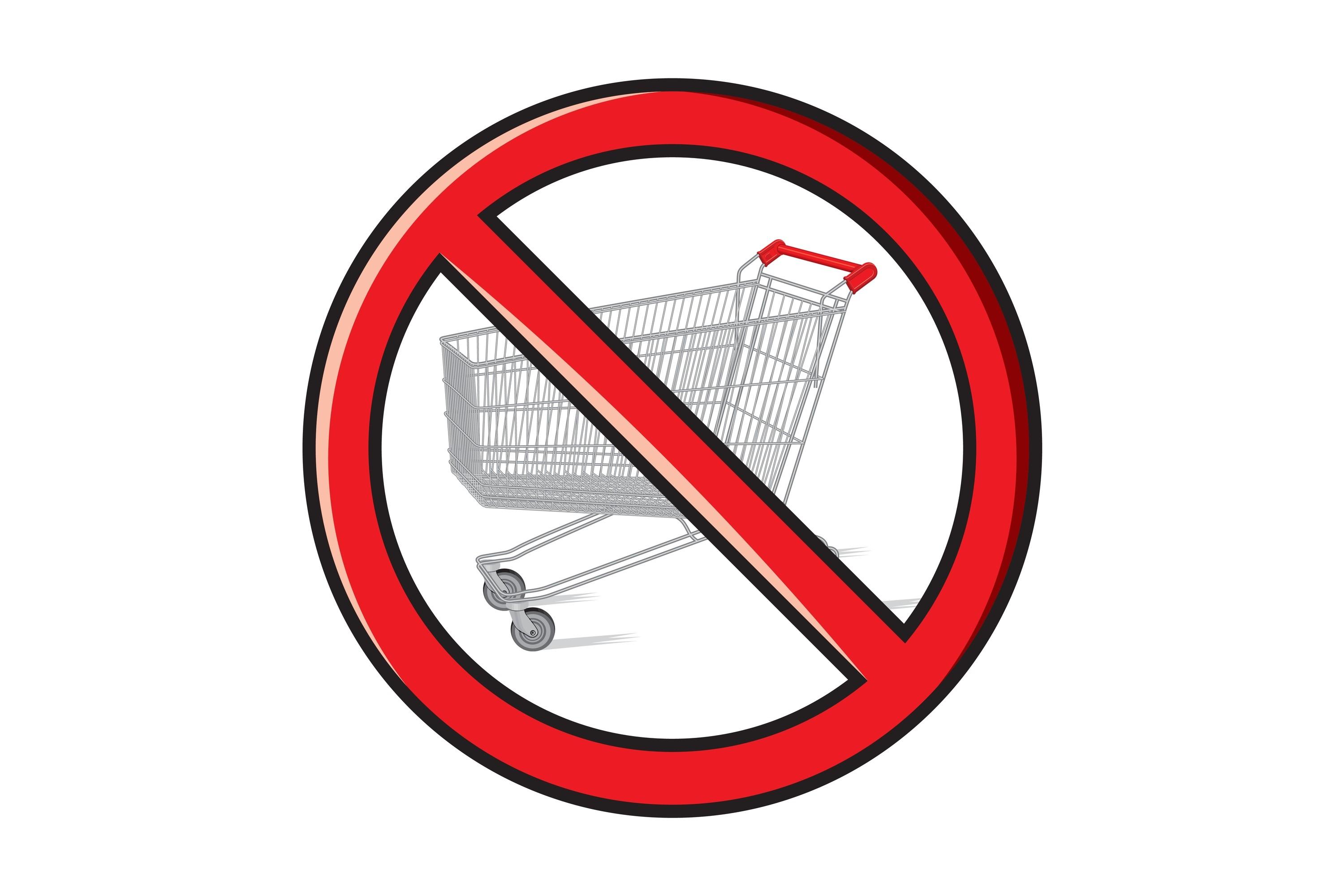 No Shopping Carts Allowed