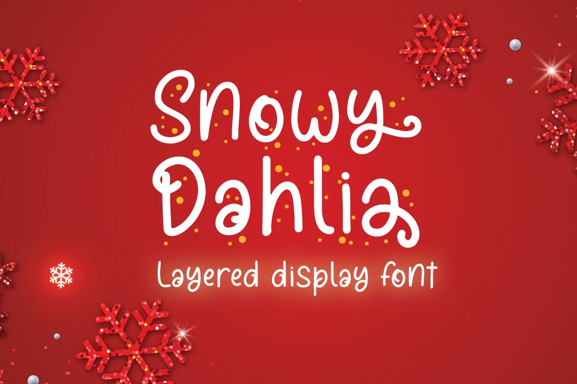 Snowy Dahlia Font