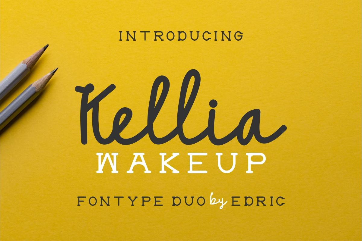 Kellia Wakeup Family Font