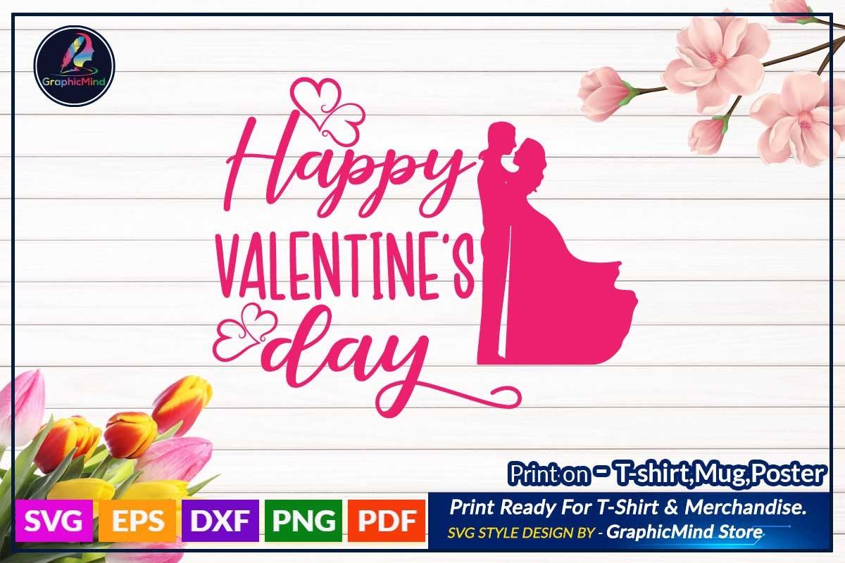 Valentine Trendy SVG T-shirt Design