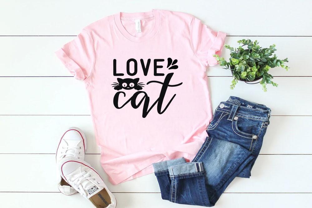 Cat Svg Design, Love Cat