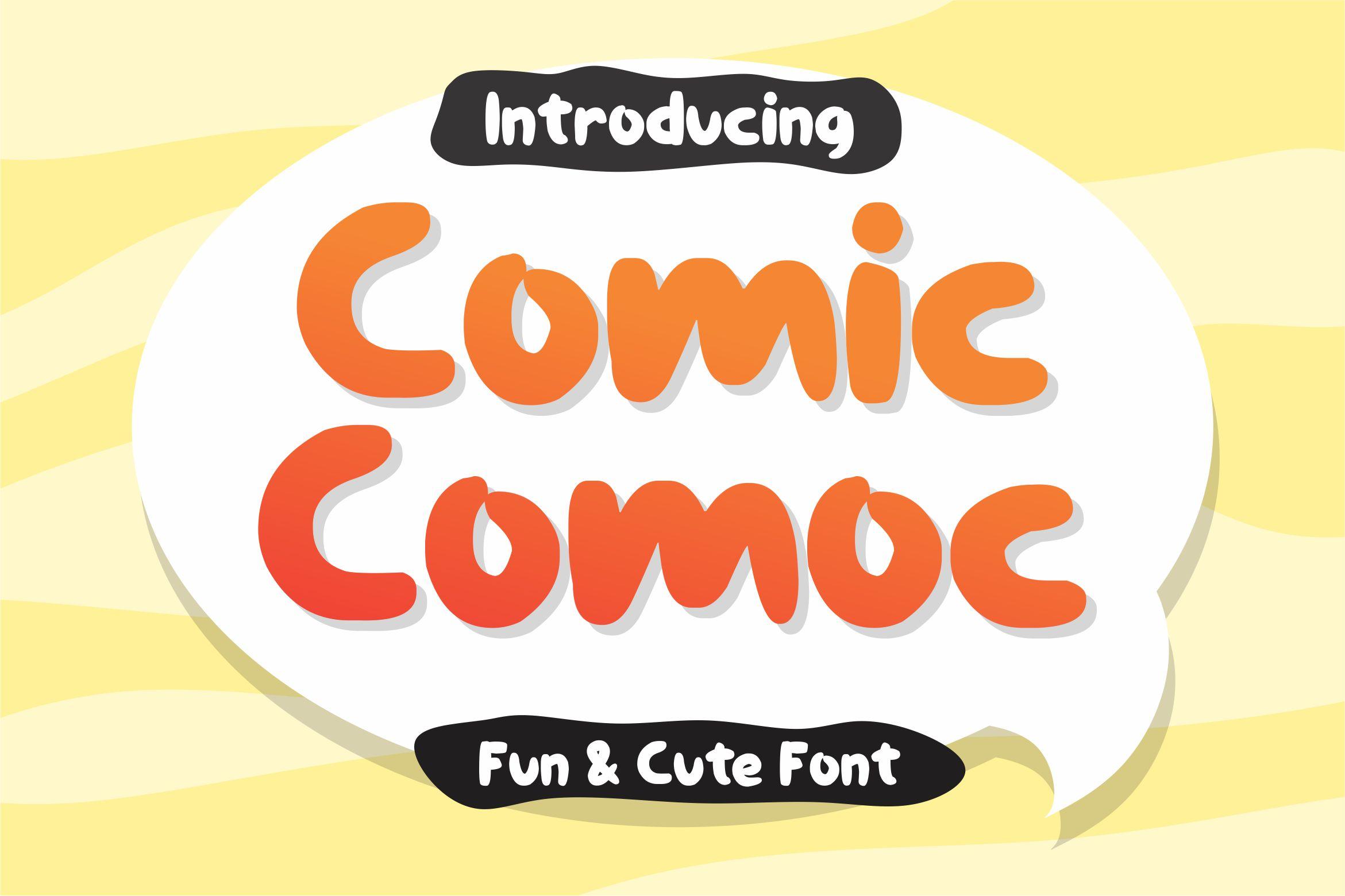 Comiccomoc Font