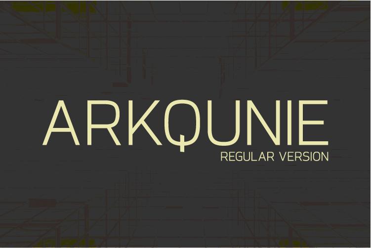 Arkqunie Font