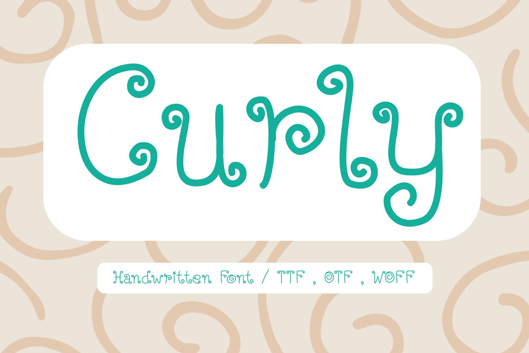Curly Font