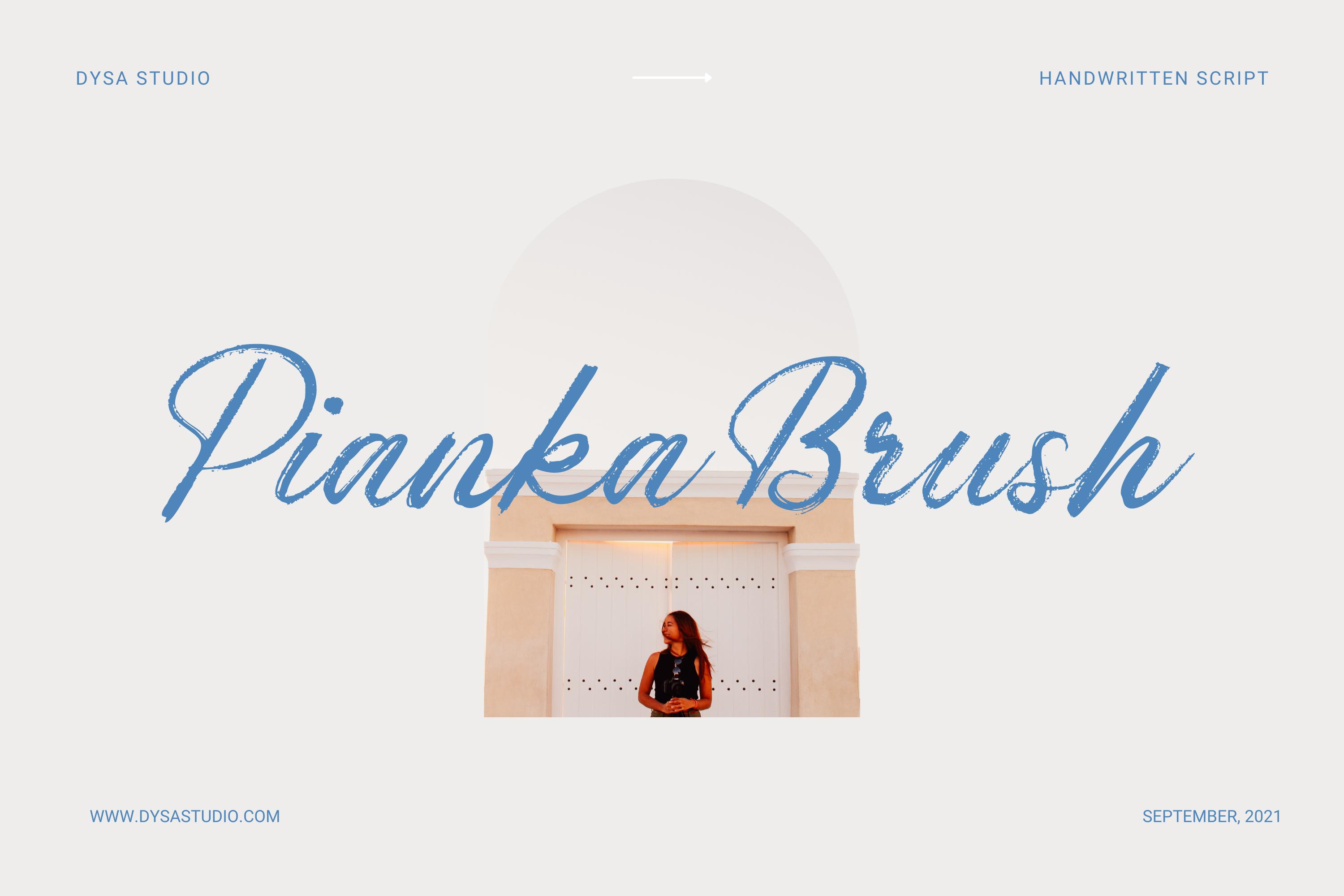 Pianka Brush Font