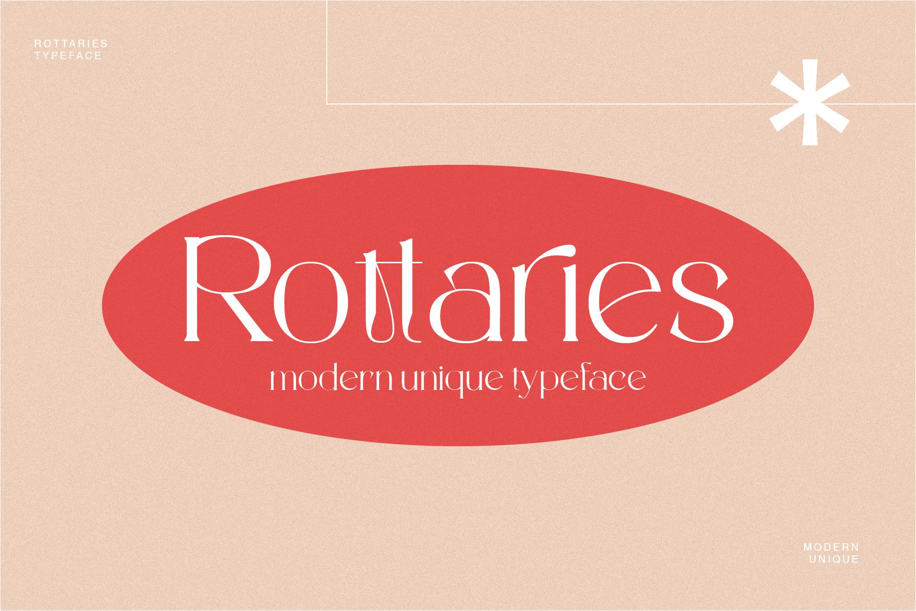 Rottaries Font