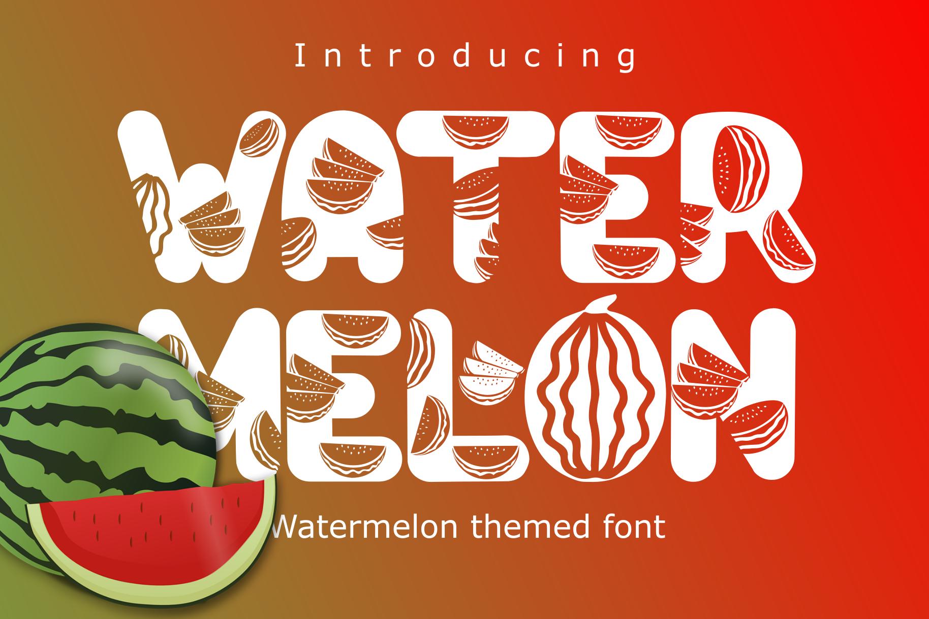 Watermelon Font