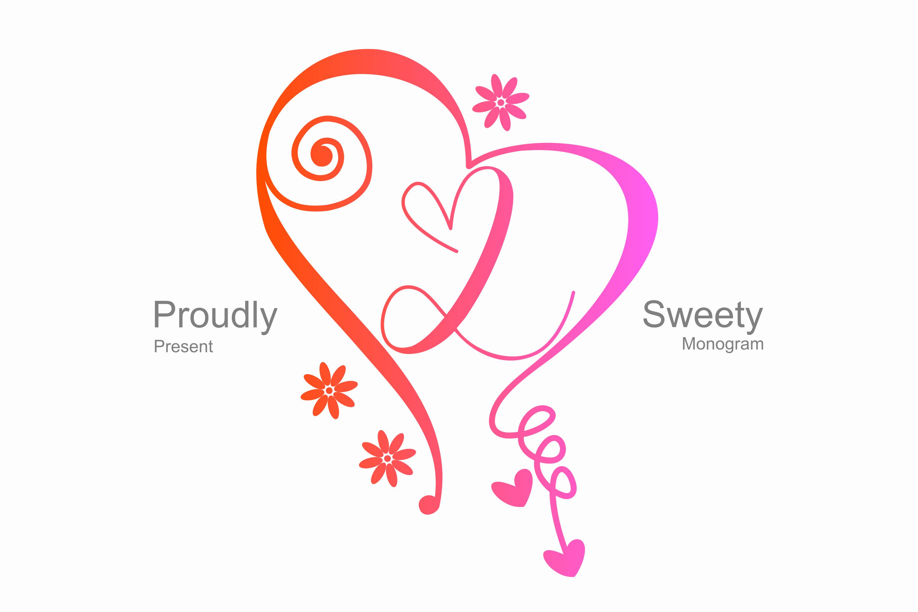 Sweety Monogram Font