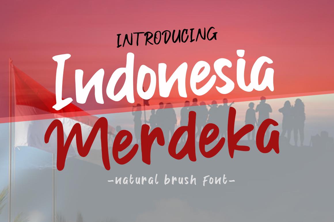 Indonesia Merdeka Font