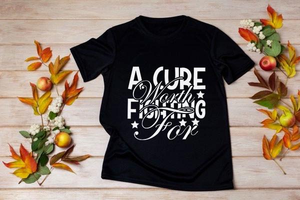 Breast Cancer SVG Design, a Cure Worth F