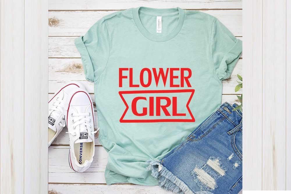 Wedding Svg Design, Flower Girl