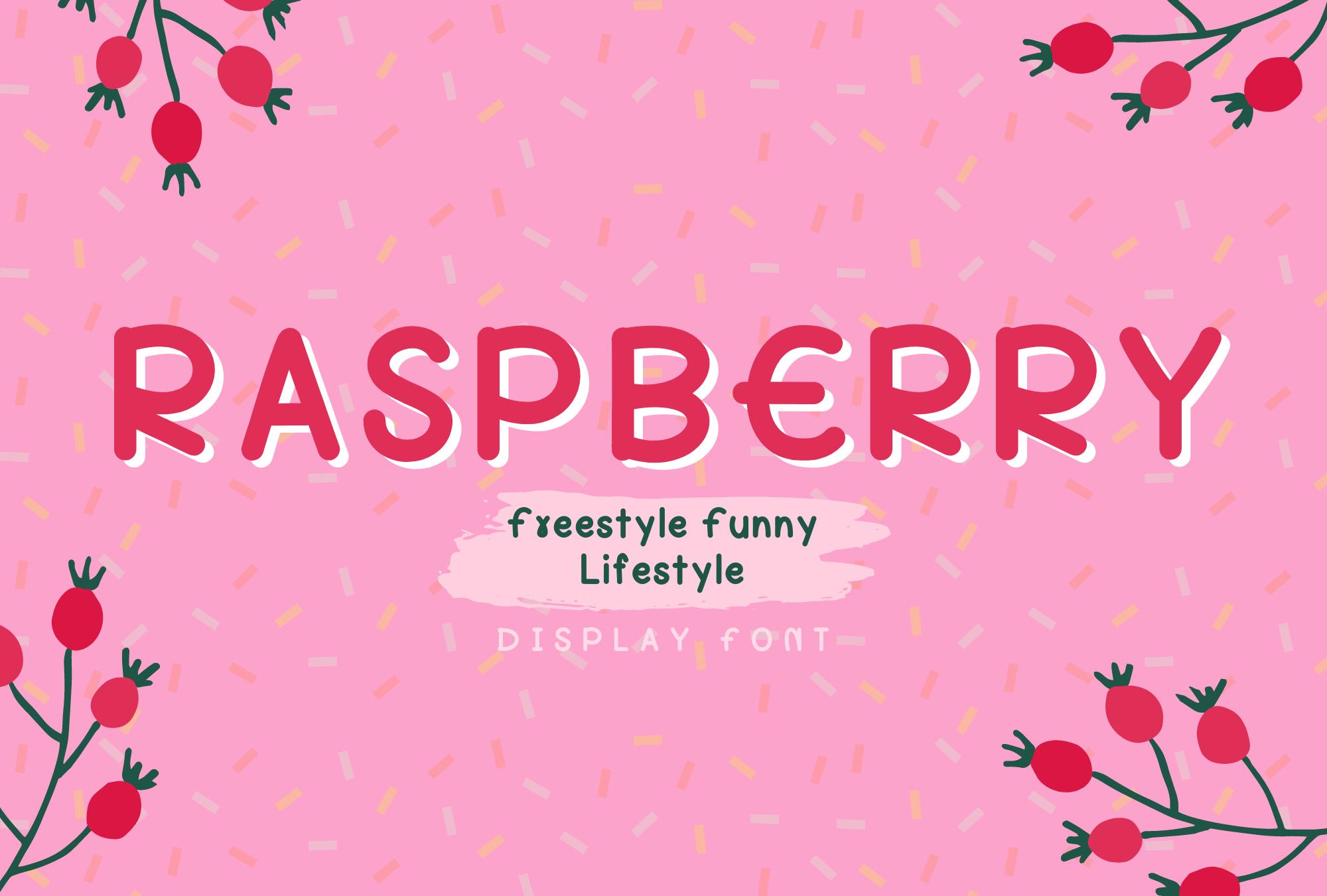Raspberry Font