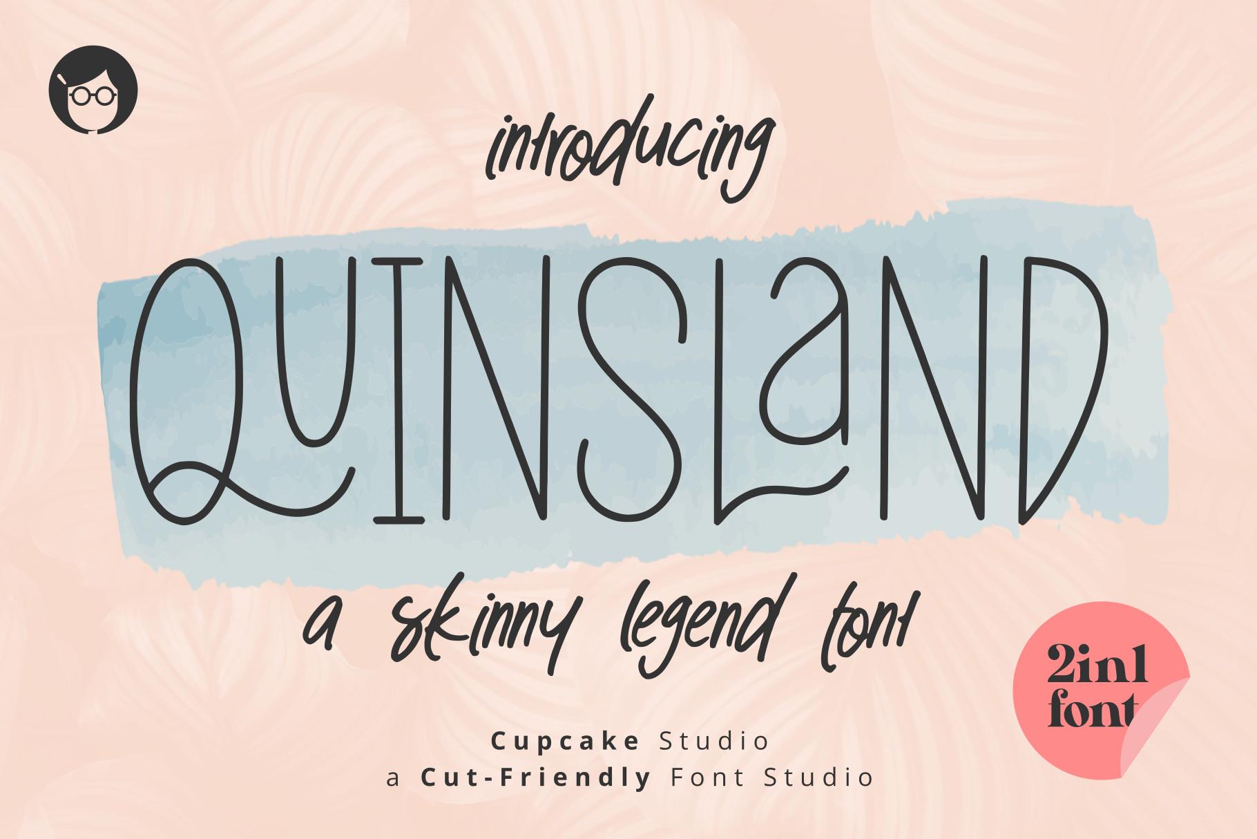 AL Quinsland 2in1 Font