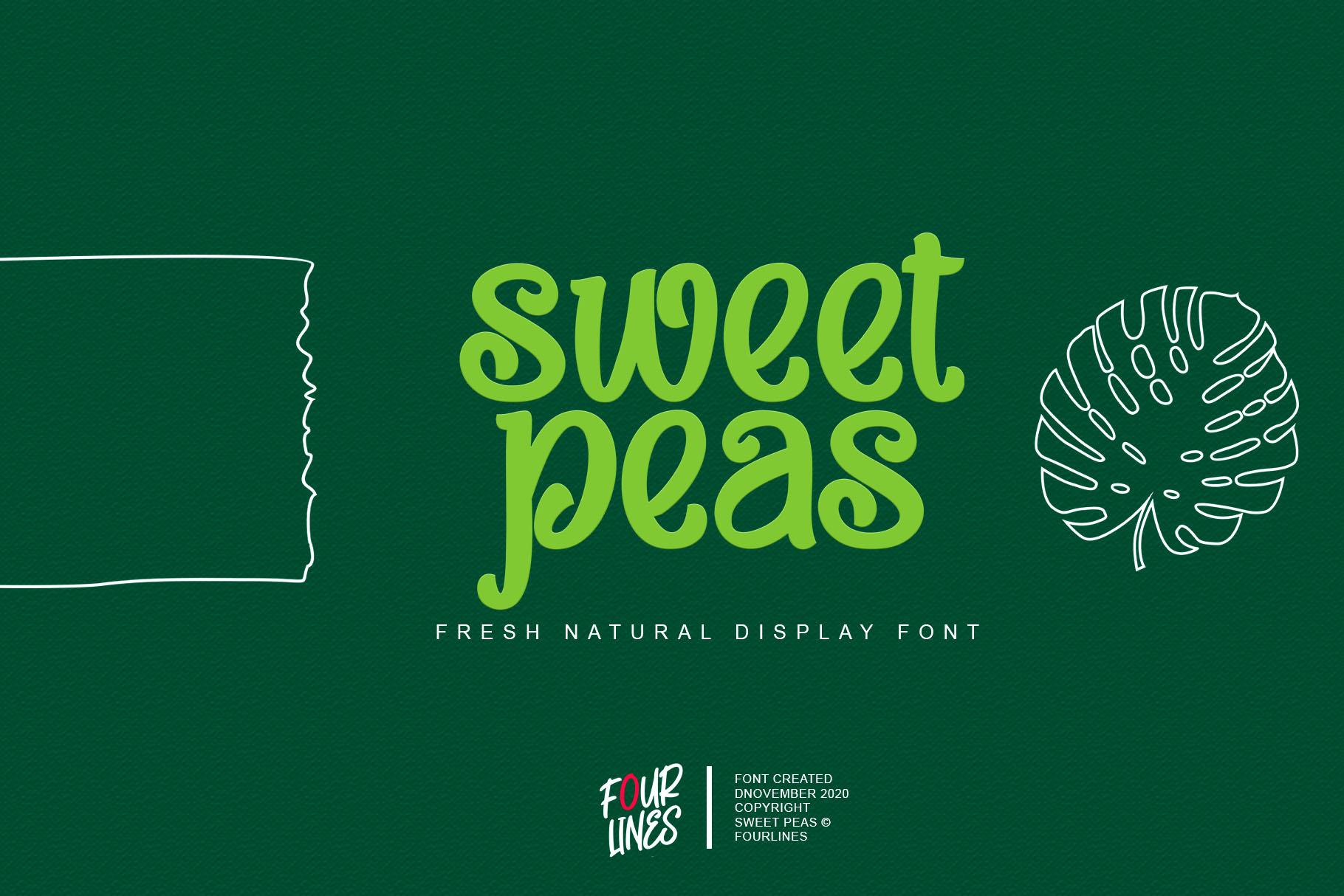 Sweet Peas Font