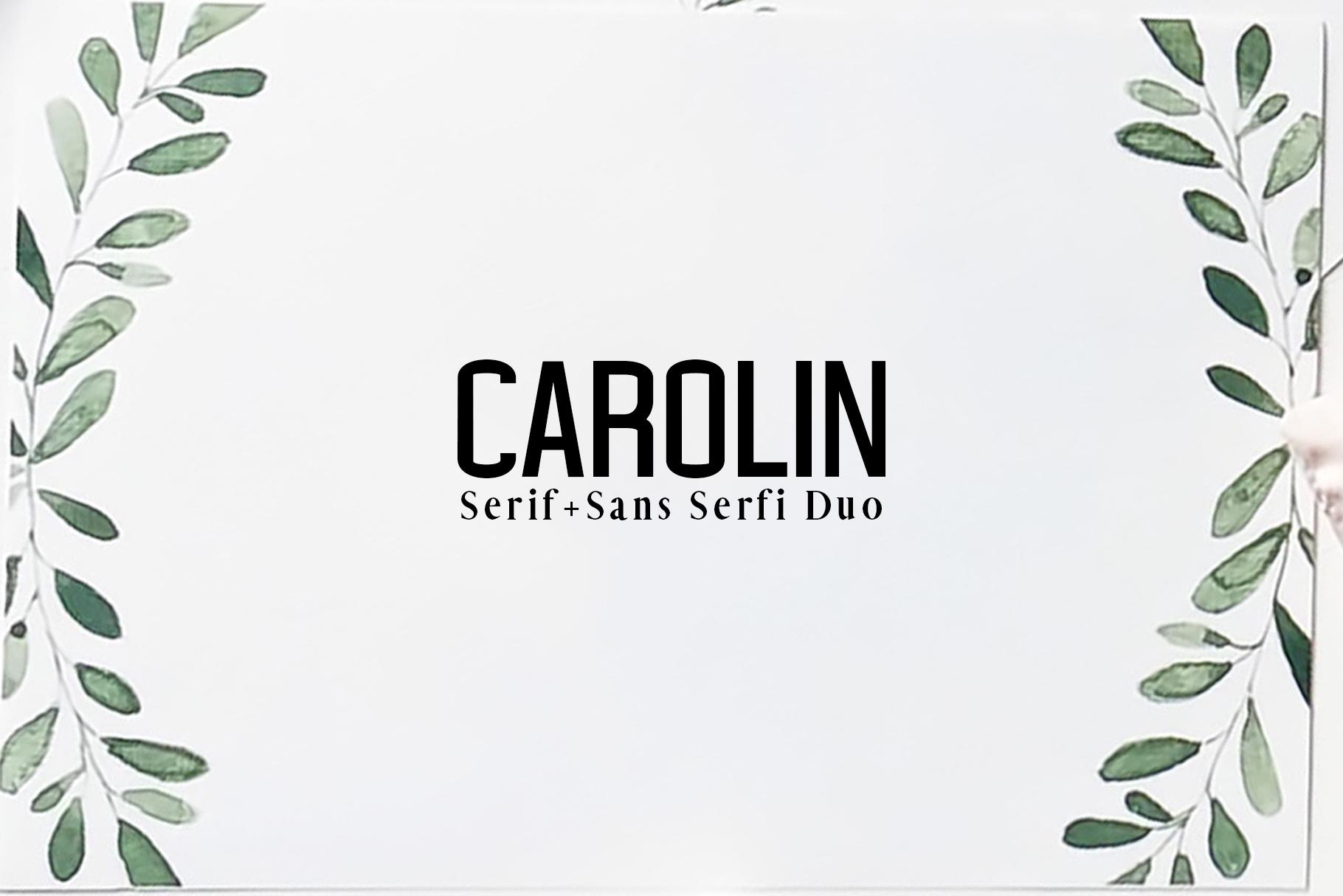 Carolin Duo Font