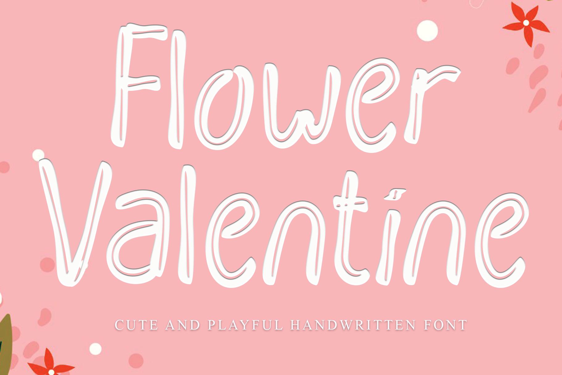 Flower Valentine Font