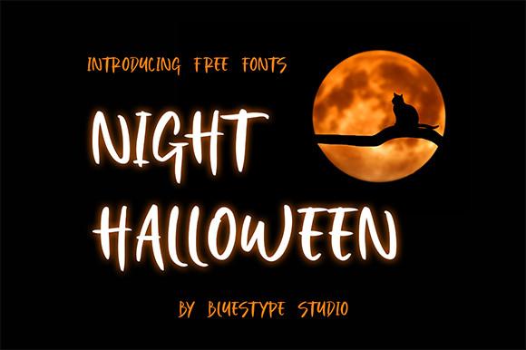 Night Halloween Font