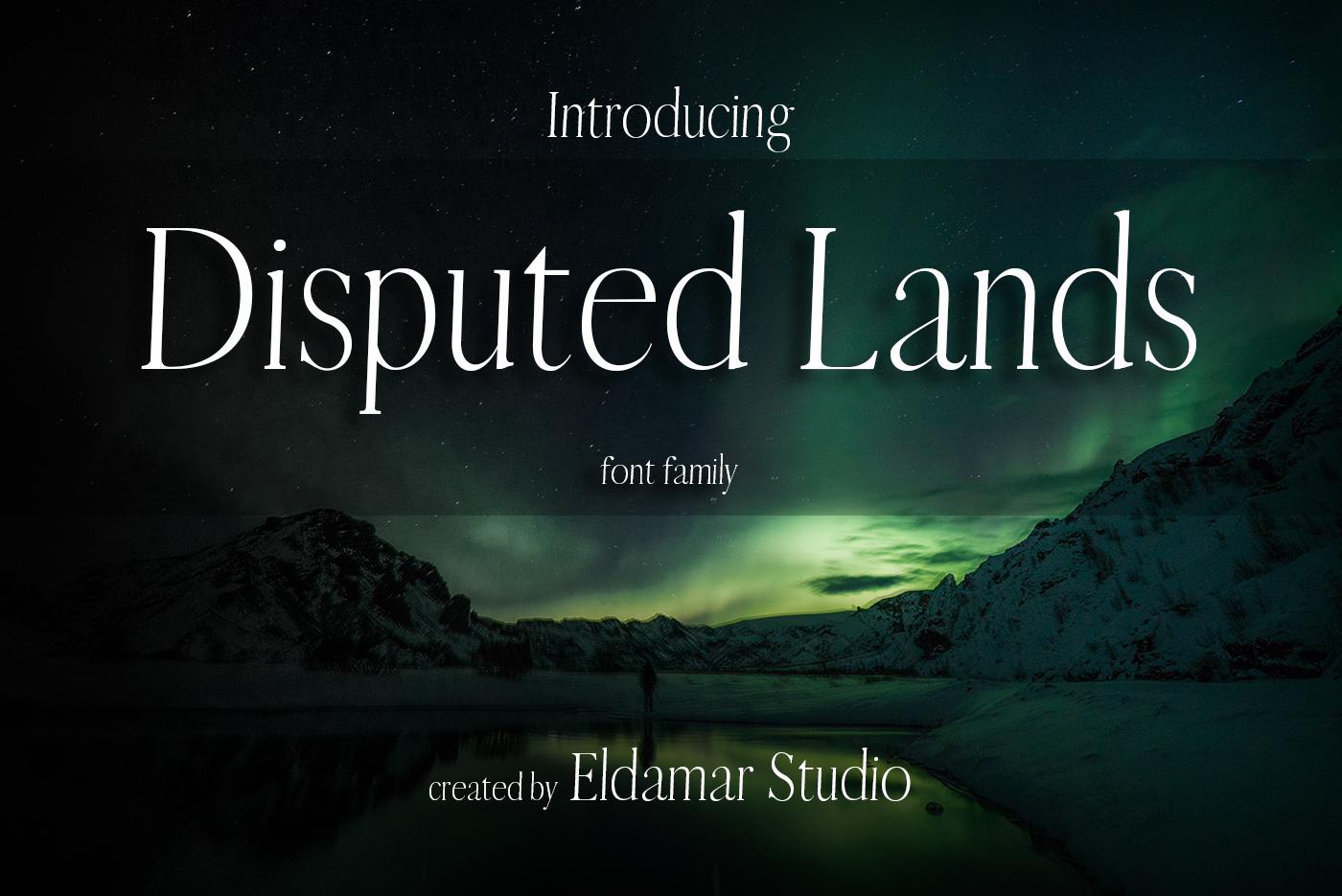 Disputed Lands Font