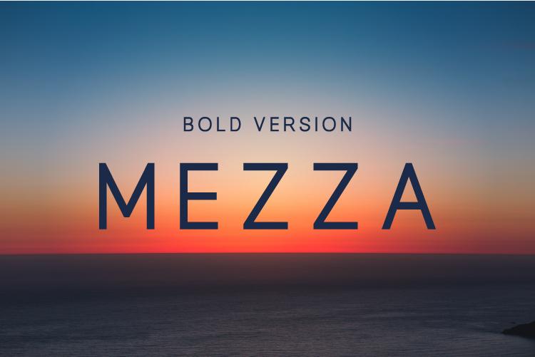 Mezza Bold Font