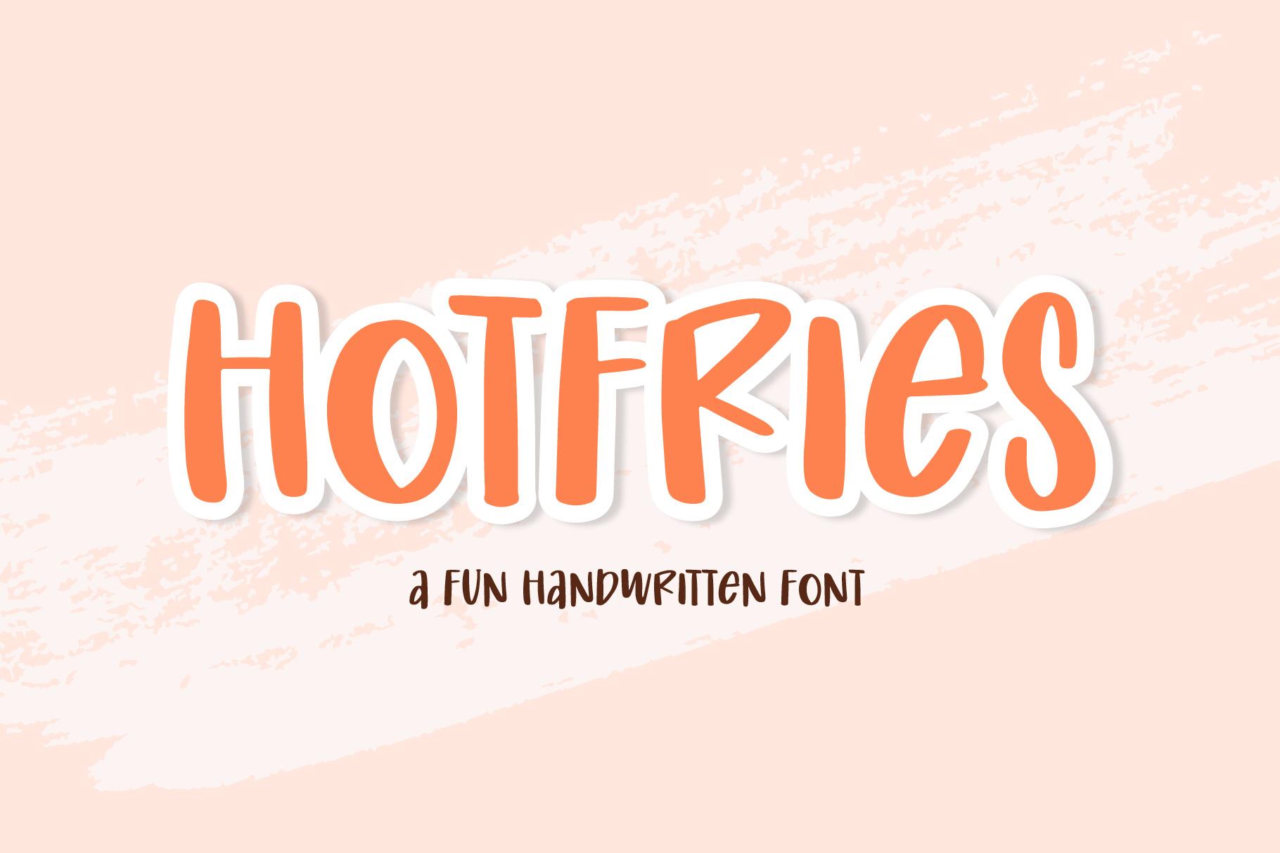 Hotfries Font