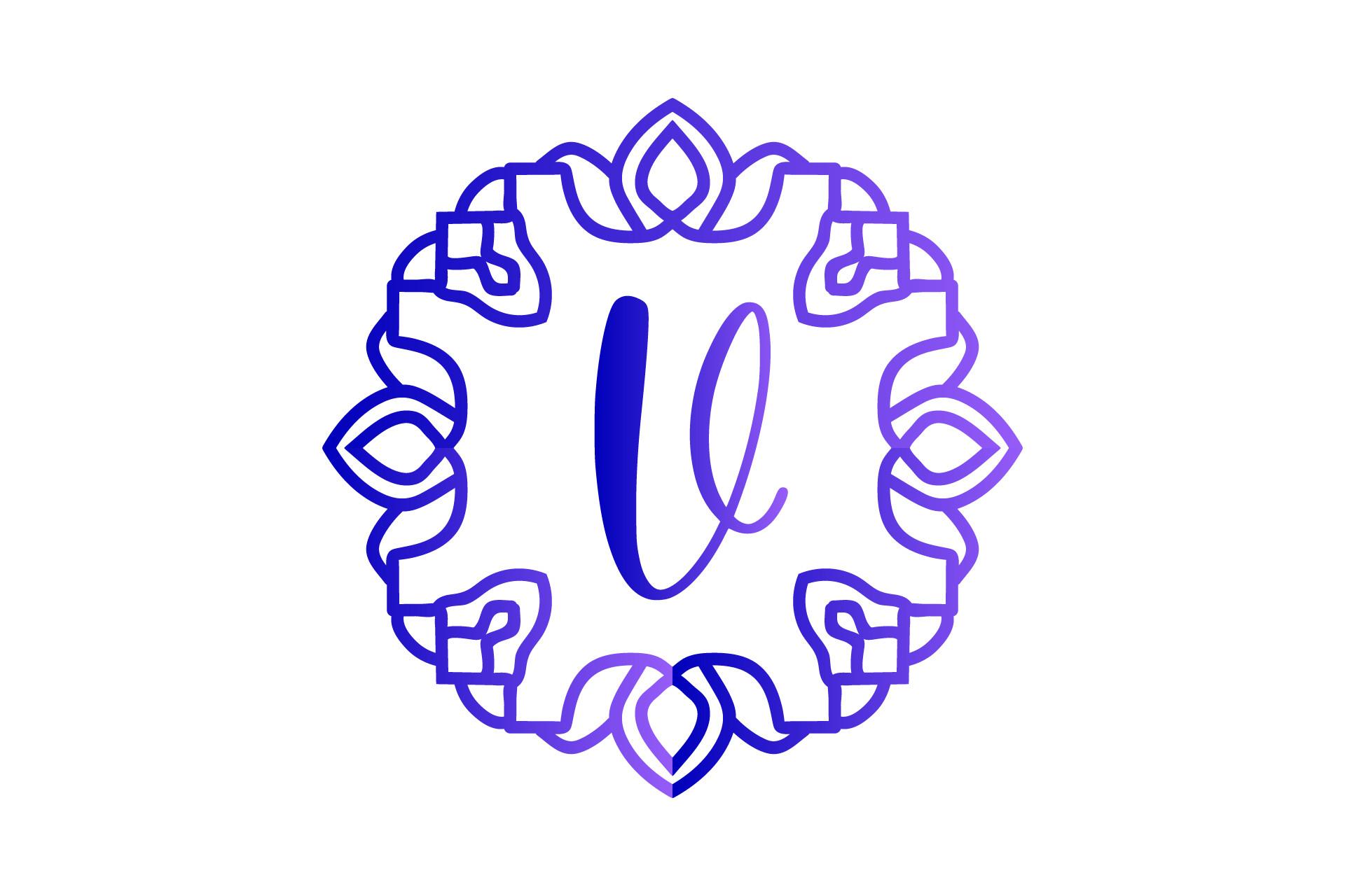 Monogram Spring Font Vector Illustration