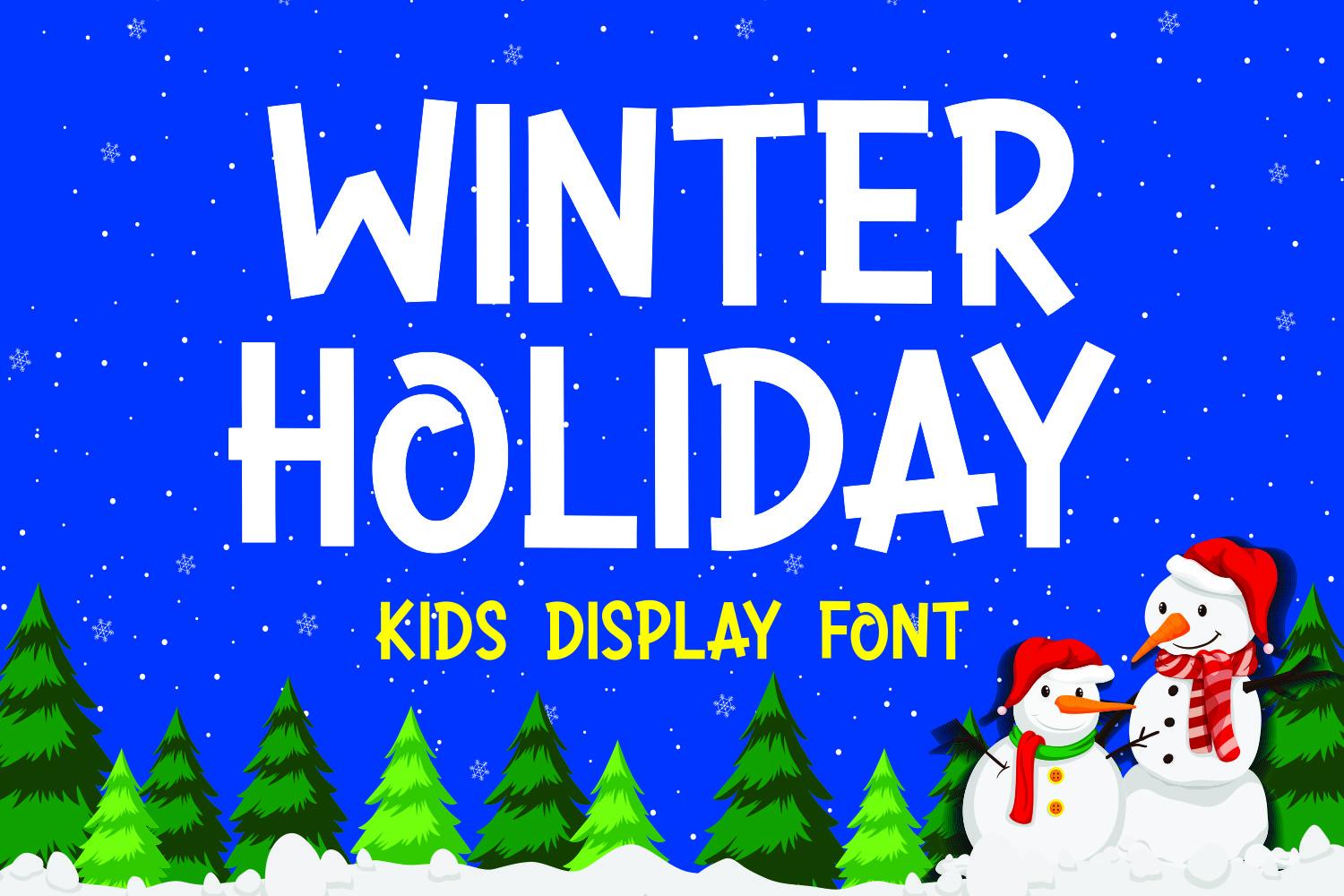 Winter Holiday Font