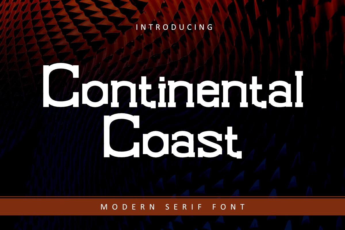 Continental Coast Font