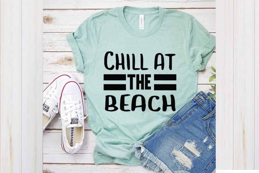 Beach Svg Design, Chill at the Beach