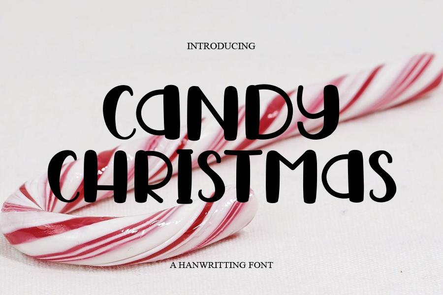 Candy Christmas Font