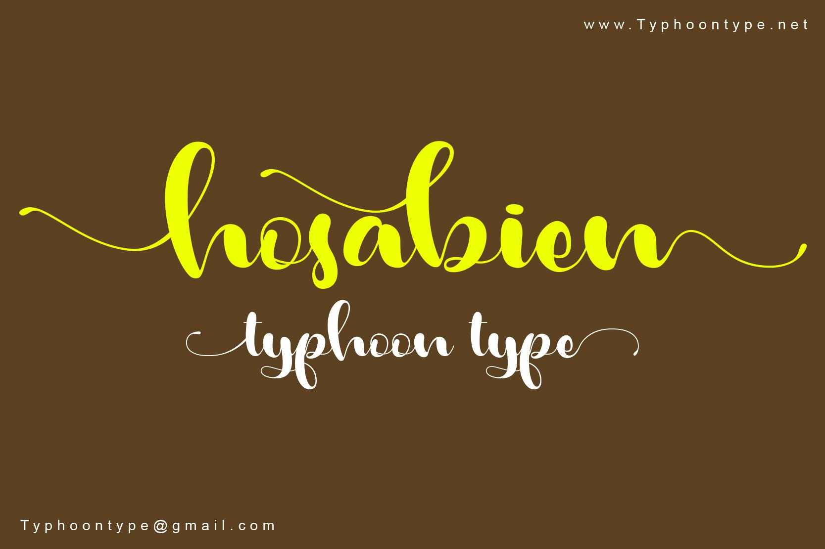 Hosabien Font