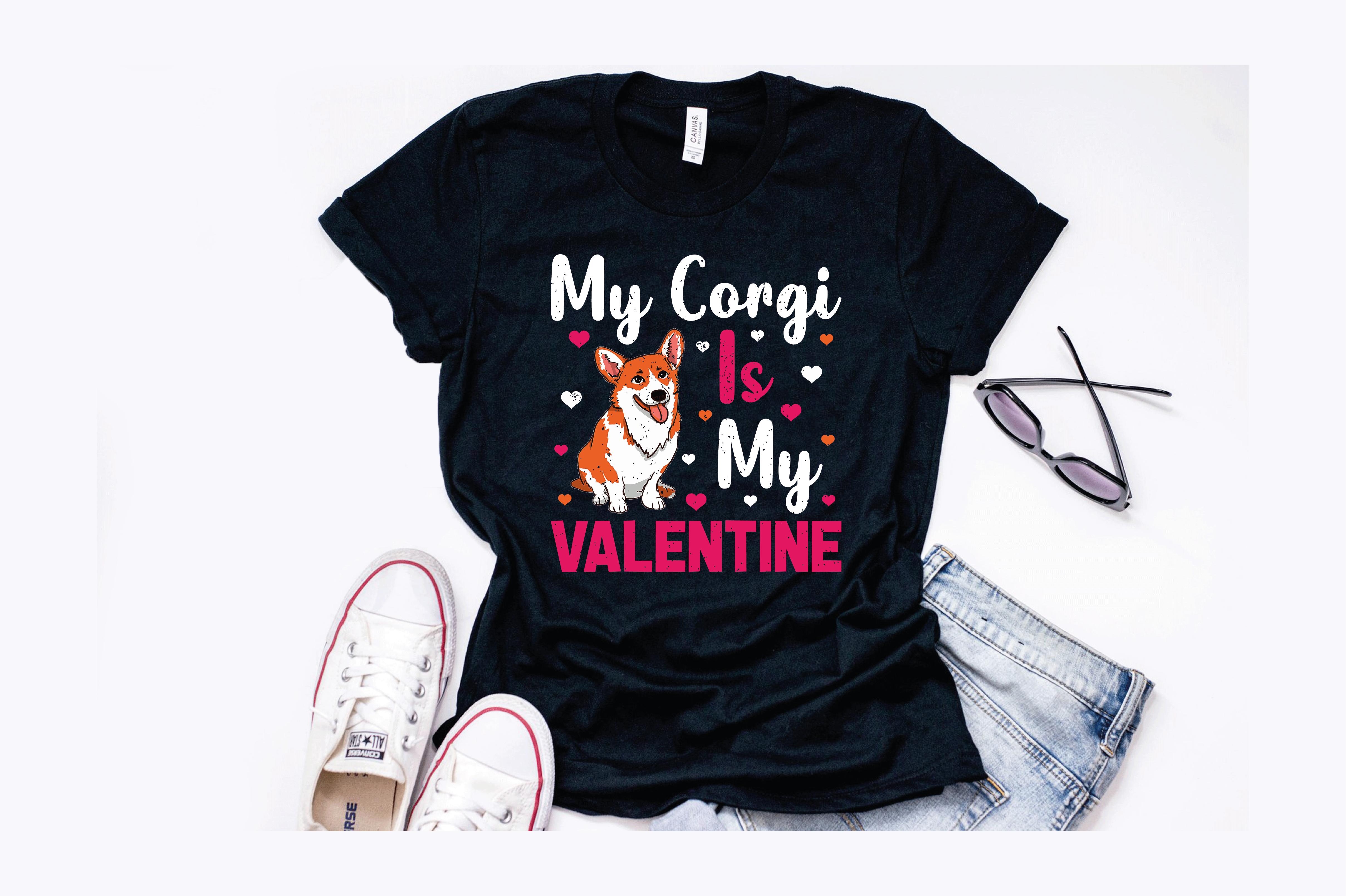 My Corgi is My Valentine T-Shirt