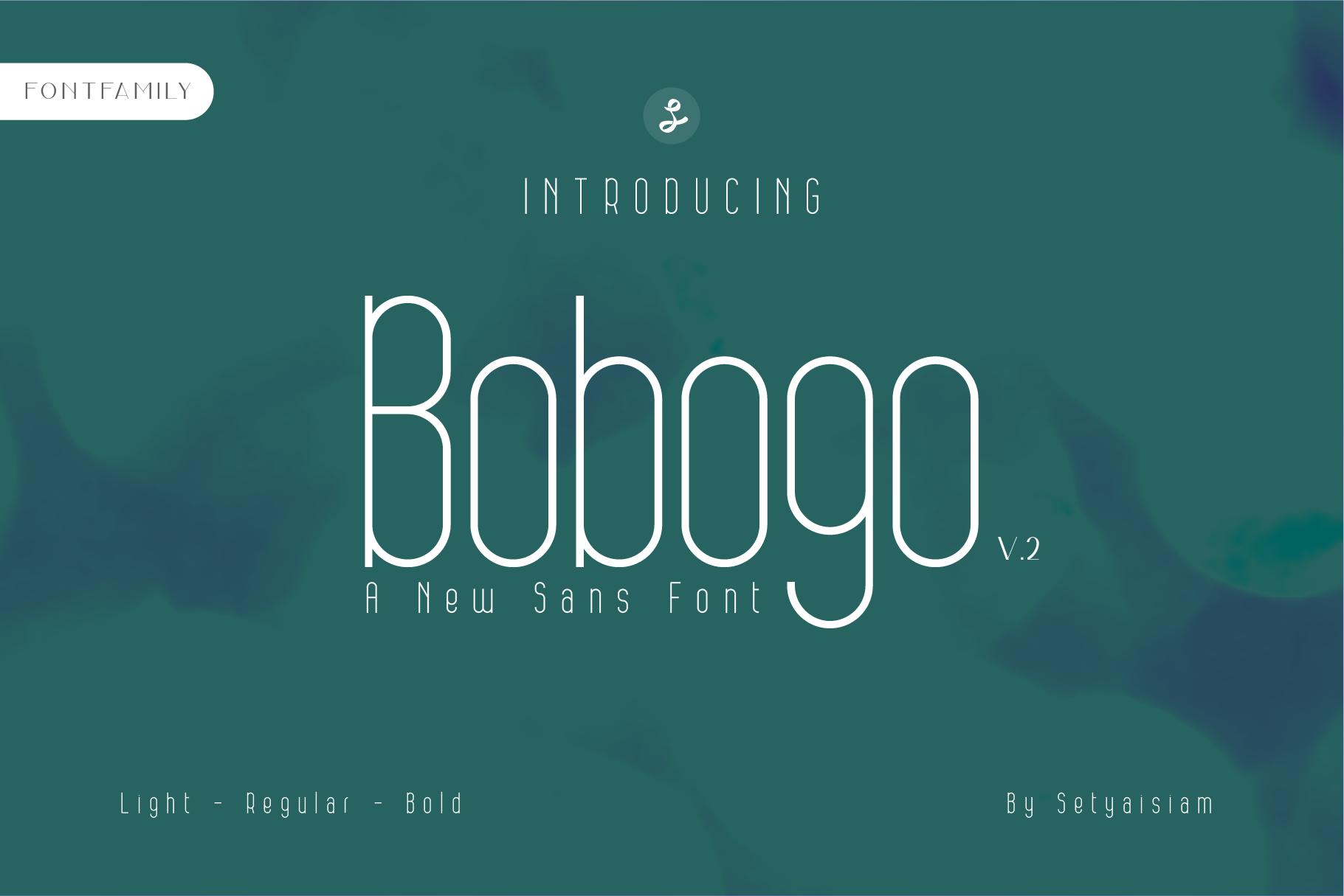 Bobogo Font