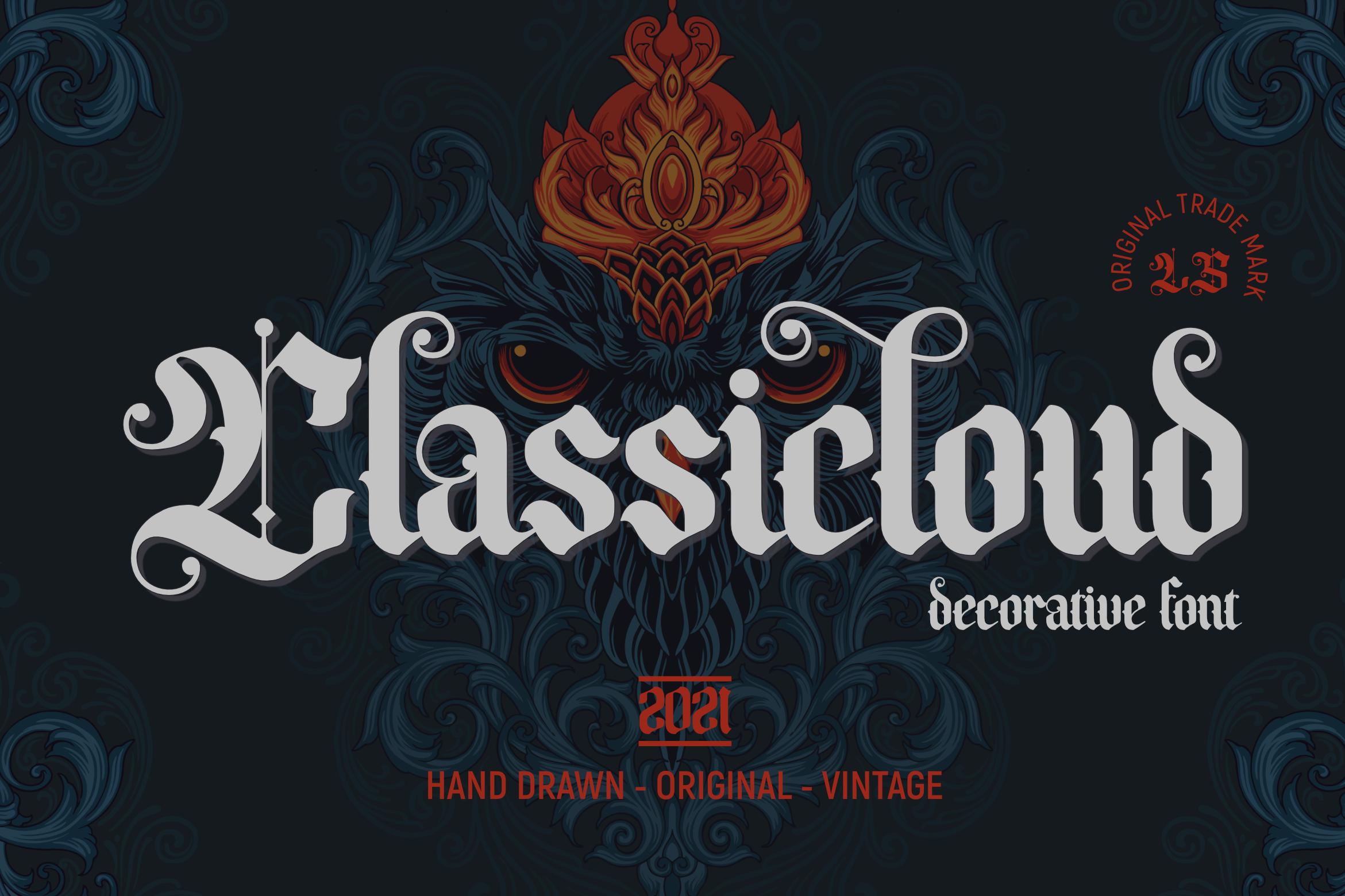 Classicloud Font