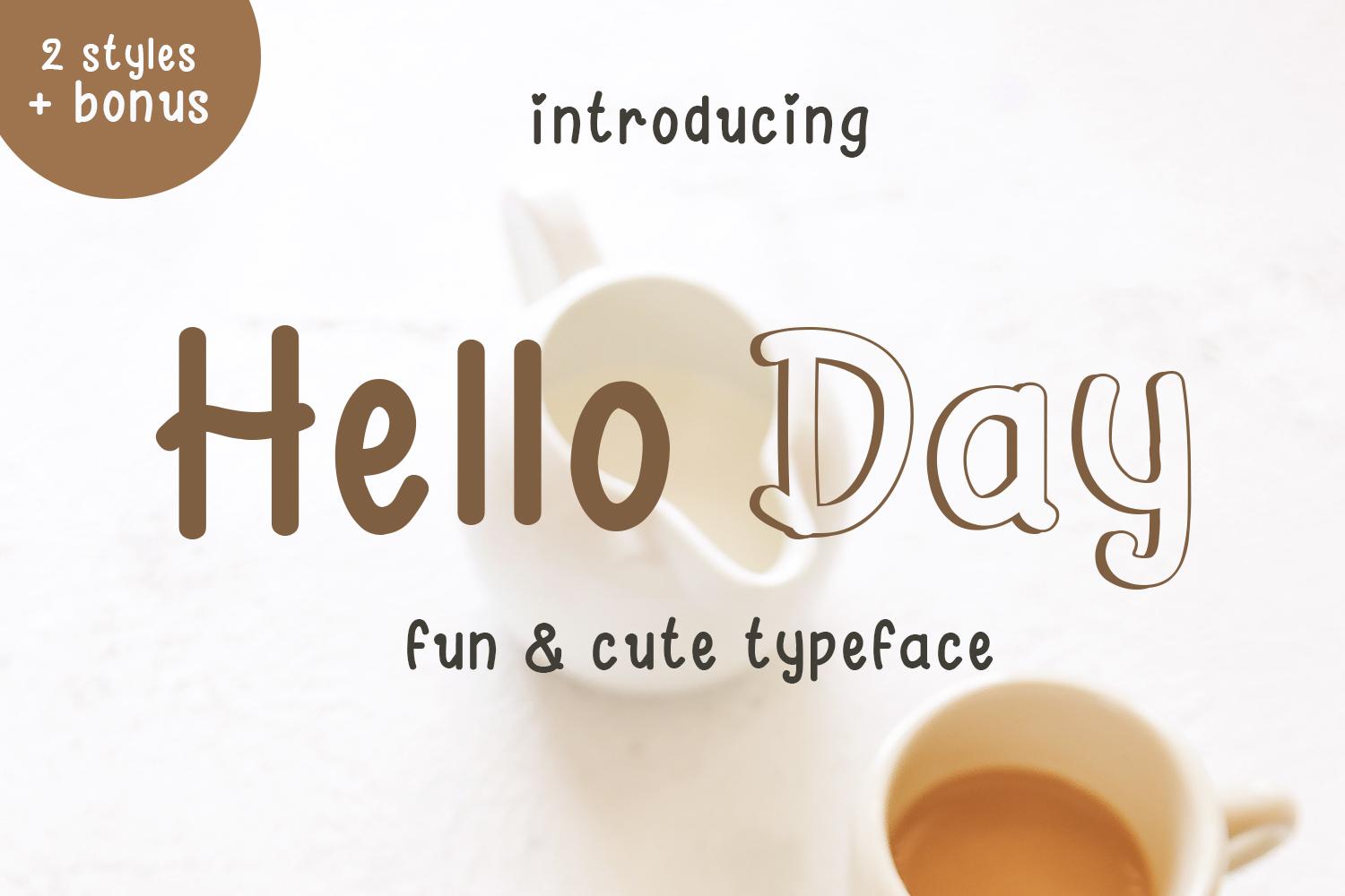 Hello Day Font