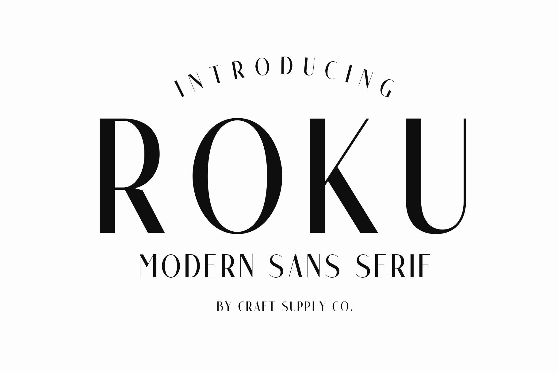 Roku Family Font