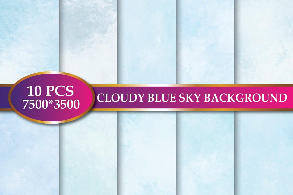 Abstract Cloudy Blue Sky