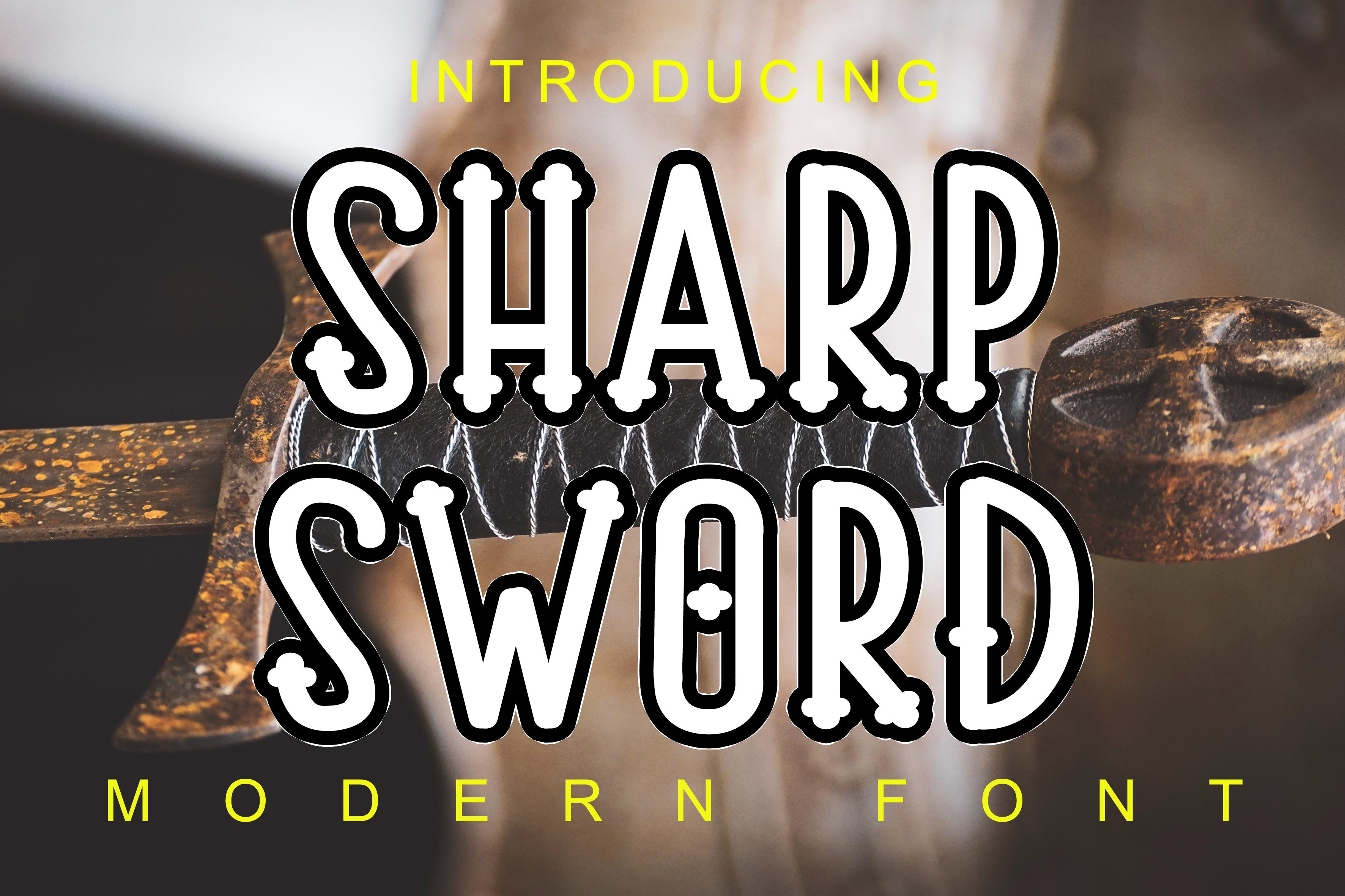 Sharp Sword Font