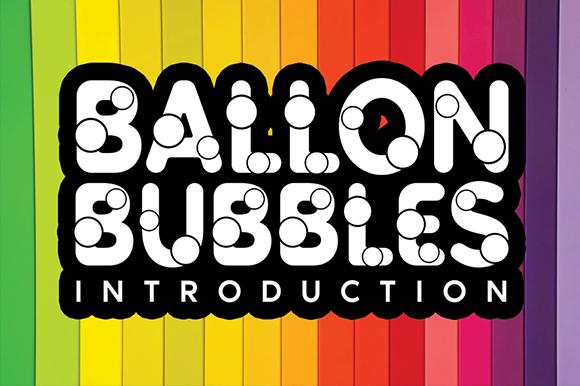 Ballon Bubbles Font
