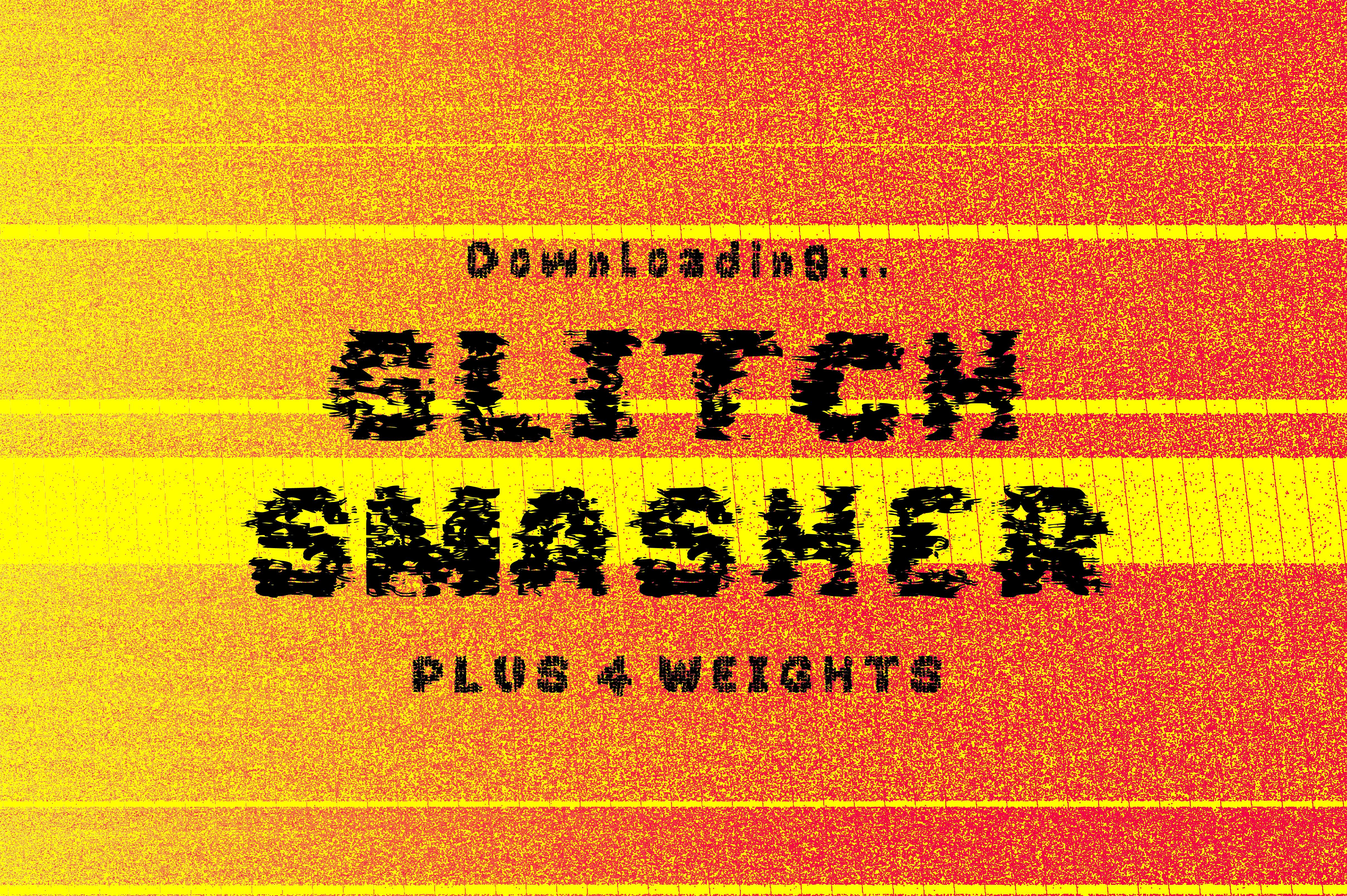 Glitch Smasher Font